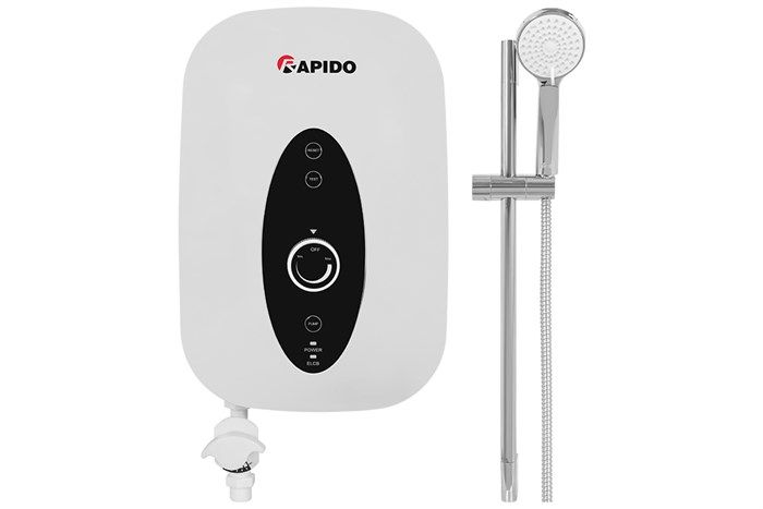 Máy nước nóng trực tiếp có bơm trợ lực Rapido 4500W SONNE - SP4.5 ( Hàng xã kho giá rẻ bảo hành chính hãng )
