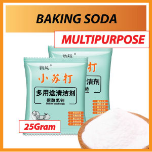 25g Baking Soda Sodium Bicarbonate Safe Cleaning Powder/Soda Baking Serbuk Penghilang Kotoran Dan Karat /多功能小苏打