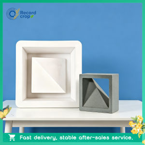 Hollow Brick Mold for Concrete Partition Walls Inclined Triangle Design Easy to Use Practical Tool for Construction Projects