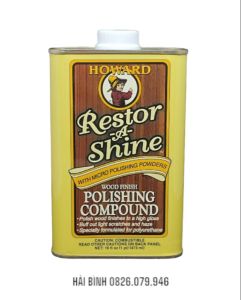 Chất hồi phục sáng bóng đồ gỗ Restore A-shine HOWARD 437ml