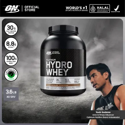 Optimum Nutrition Platinum Hydro Whey 3.5 lbs - Susu Protein / Powder / Suplemen / Gym