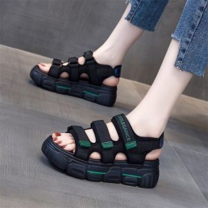 COD Sepatu Sandal Gunung Sandal Tali Wanita Heel Tinggi YS 6088