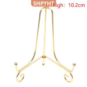[COD] SHPYHT SPORTS Iron Display Stand Craft Bracket Book Holder Photo Pedestal Bowl Dish Frame Picture Plate Rack Easel Storage Decoration