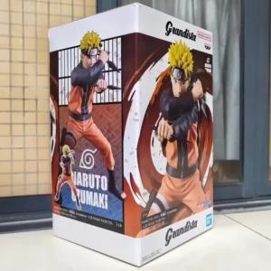 In Stock BANDAI Original BANPRESTO Grandista Uzumaki Naruto Hokage 22cm Anime action figure Model Toys ornament birthday gifts