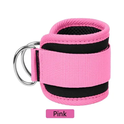 Fitness Ankle Straps Adjustable D-Ring Support Cuffs Gym Leg Strength Workouts Pulley With Buckle Sports Guard Safety