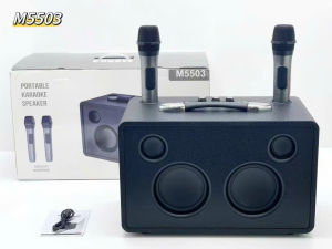 ( Loa Hàng Bãi Mỹ Full Box ) Loa Công Xuất Lớn - Loa SUB Hàng Bãi Loa Hát Rong Loa Karaoke Bluetooth KIMISO M5503 PRO Đa Dạng Cổng Kết Nối Tiện Lợi Hỗ Trợ Kết Nối Qua Bluetooth Cổng USB Cổng AUX Khe Cắm Thẻ Nhớ TF Pin Trâu