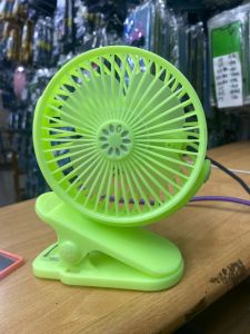 CLIP MINI FAN - Kipas Angin Listrik Mini USB Jepit/ Rotating Kipas Angin Meja Mini Cocok untuk Kipas Kantor/ Kipas Bayi Mode Silent Rotasi 720 Derajat