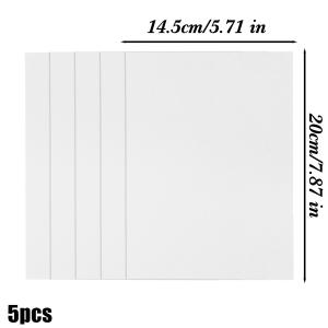 5/10Pcs Transparent Heat Shrink Plastic Sheet DIY Keychain Accessory Clear Shrink Art Paper for Jewelry Making Children Handmade Craft