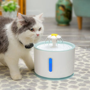 Automatic Cat Dog Water Fountain Mute Water Dispenser Pet Drinking Electric LED Pet Fountain