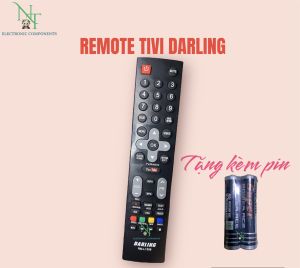 Remote điều khiển TiVi DARLING L1359 . Đồ bấm TiVi DARLING . Tặng kèm pin sử dụng