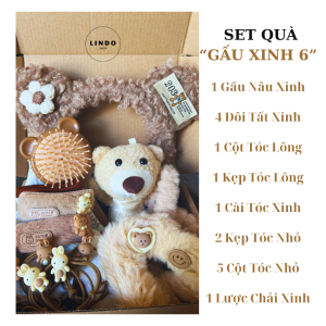 Set Quà Xinh Xắn LINDO Quà tặng Sinh Nhật Valentine 8/3 20/10 Quà tặng Bạn Gái Các Dịp Đặc Biệt