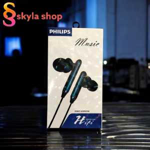 Headset PHILIPS HIFI STEREO Super Bass Suara Jernih With Mic Earphone Microphone