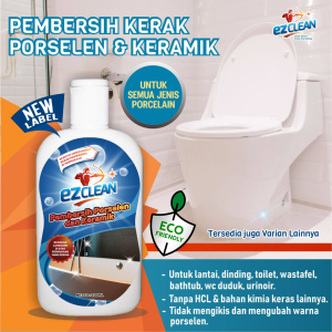 EZCLEAN PEMBERSIH KERAK KAMAR MANDI PEMBERSIH PORSELEN PEMBERSIH UBIN PEMBERSIH KERAK PEMBERSI LANTAI KERAMIK PEMBERSIH TOILET PEMBERSIH KLOSET PEMBERSIH WASTAFEL PORSELEN PEMBERSIH WC PEMBERSIH KERAK AIR SABUN JAMUR PORCELAIN & CERAMICS CLEANER