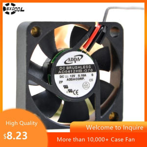 40mm Case Fan For ADDA AD0412HB-G70 40x40x10mm 12V 0.1A High-Performance Ultra-Quiet Cooling Fan