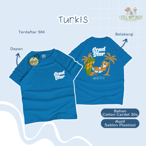 KAOS SECONDSTAR FRONT BACK SERIES PREMIUM Usia 1-10 Tahun / KAOS DISTRO GIRL