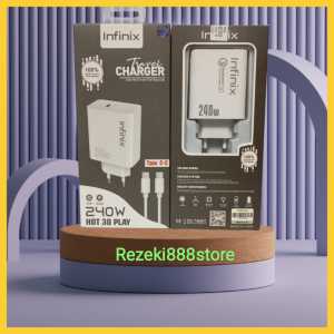 Charger PD for Infinix Hot 30 Play 240W Type C To Type C Support Fast Charger
