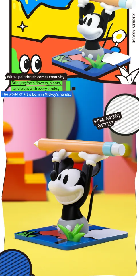 52TOYS DISNEY Mickey Mouse Color Series Blind Box Figure Toy