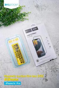 Kính Cường Lực KUZOOM Chống Nhìn Trộm – Có Khung Tự Dán Bảo Vệ Màn Hình Toàn Diện Dành Cho iPhone 14