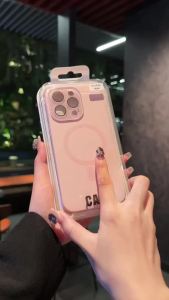 Macaron Color Liquid Skin Sense Magnetic Phone Case iPhone 16 Pro Max 15 14 13 12 11 Casing for iPhone Case Silicone Soft Shell TPU Shockproof