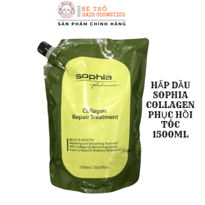 Hấp Dầu Sophia Collagen Repair Treatment Phục Hồi Dưỡng Ẩm Sâu Giúp Tóc Mềm Mại Khỏe Mạnh
