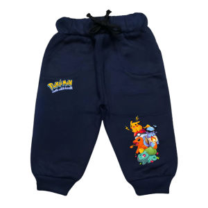 Celana Panjang Jogger Anak Laki gambar POKEM0N keren usia 6 bulan - 5 tahun