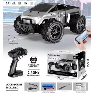 XENMART APP Control RC Off-road Car Cyber 2.4G 1/20 Remote Control Car High Quality LED Light Model Vehicle