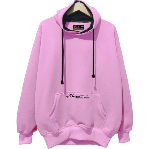 hoodie pria distro polosan kekinian 2024 akazoo warna mint logo di saku switer cowok keren tebal