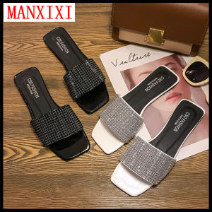 MANXIXI Brand Fashion Beautiful Sandals Street INS Style Leisure Big Size Slippers For Women (Size 35-42)