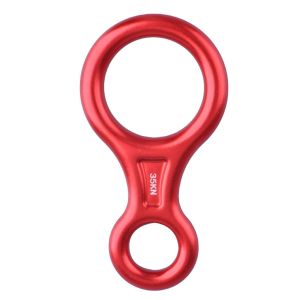 35KN Descender Carabiner Alat Rappelling 8 Figure untuk Panjat Tebing & Rescue Climbing