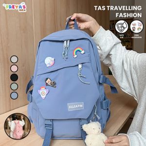 FR-T48 Tas Sekolah Anak Perempuan Tas Travelling Backpack Wanita / Tas Ransel Korea Wanita Fashion Backpack Tas Punggung Sekolah Stylish