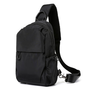 MOYYI Multifunction Crossbody Bags Men Chest Pack Short Trip Messengers 7 Pockets Water Repellent Shoulder Bag Male for Winter