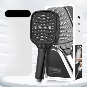 Pressurized waterfall Shower Head Eight speed adjustment Spray head household bathroom shower head