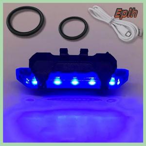[Epih] Bicycle Light LED Waterproof Rear Tail Light USB Rechargeable Bike Light Mount Cycling Safety Warning Light Bicycle Accessories