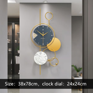 Nordic Style Jam Dinding Simple and Fashion Mute Minimalist Digital Clock Vintage Creative Wall Clock Modern Living room Decorations 挂钟 壁钟