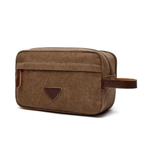 Men Clutch Bag Toiletry Kit Cosmetic Organizer Bag Canvas Travel Waterproof Wash Bag Female Makeup Women Make Up Beauty Case2026