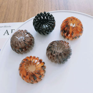 Búi chụp tóc tròn hàn quốc co giãn đa năng thời trang tiện dụng CA11