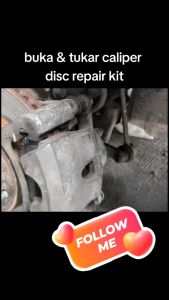 Perodua Myvi Lagi Best Axia Bezza Front Disc Brake Piston+Disc Brake Seal Repair Kit