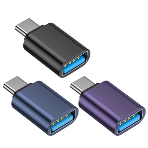 USB3.0ตัวผู้ชนิด C อะแดปเตอร์ตัวเมียข้อมูลที่เชื่อถือได้เครื่องมือโอนย้ายตัวเชื่อมต่อโลหะพกพาได้สำหรับสมาร์ทโฟนและแล็ปท็อป