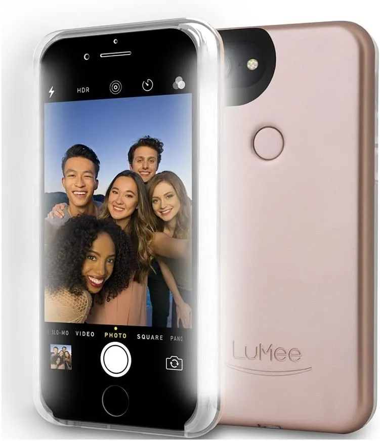 LuMee Two Selfie Phone Case LED Lighting Variable Dimmer Shock