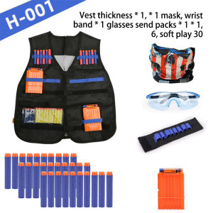 35pcs/set Nerf Guns Series Tactical Vest Kit For Kids