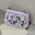 Transparent Pocket School Concert Bag Sling Messenger Bag for Girls. 