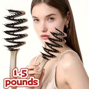 1pc High-Quality Bristle Comb Long Handle Volumizing Hair Brush – Anti-Static Smooth & Plump Hair Durable ABS Handle Essential for All Hairstyles Hair Brush For Women Hair Straightening Brush Hair Straightening Brush For Women