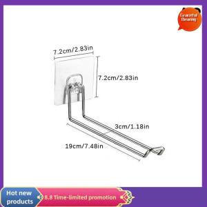 Graceful Wall-mounted Hanger Storage Foldable Clothes Hanger Rack Windproof Anti-slip