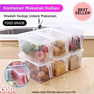 ( BISA COD ) PROMO KOTAK KONTAINER KULKAS MAKANAN / KITCHEN STORAGE FOOD BOX / WADAH PENYIMPANAN MAKANAN / TEMPAT MAKANAN / KOTAK MAKANAN / FOOD GRADE / TEMPAT BOX MAKANAN UNTUK KULKAS / KONTAINER MAKANAN / DISPENSER KULKAS