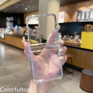 ออปโป้ไฟนด์ N3แบบฝาพับกันกระแทกเคสใสสำหรับออปโป้ไฟนด์ N3ฝาพับ N 3 FindN3Flip พลิกอะคริลิคใส5G บางเฉียบยากเคสโทรศัพท์กันชน PC ฝาหลังป้องกัน