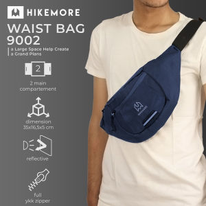 BISA COD / BAYAR DI TEMPAT || Tas Selempang Pria Terbaru Hikemore 9002 - 2 Kompartemen Utama, Warna Sesuai Iklan (VIDEO)