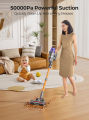 Laresar V7 Cordless Vacuum Cleaner 500W 50KPA Suction Power Handheld Smart Home Appliance Dust Cup Removable Battery. 