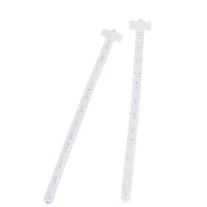 Talao 62.5CM Display Hanging Strips Supermarket Snack Injection Plastic Strip Clear With Hook