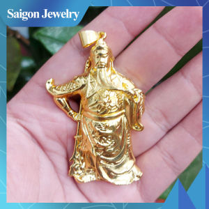 Mặt Dây Chuyền (  Cao 05 cm ) Quan Công Quan Thánh Nhị Gia 044RTT  - Dùng bền màu không đen rỉ - Dễ phối đồ đi chơi đi tiệc -  TCH
