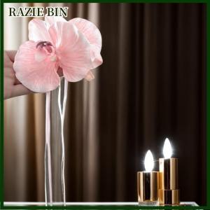 RAZIE BIN Phalaenopsis Orchid Hair Claw Shark Clip Women Retro Floral Exaggerated Wedding Party Hair Clip Accessories Fashion